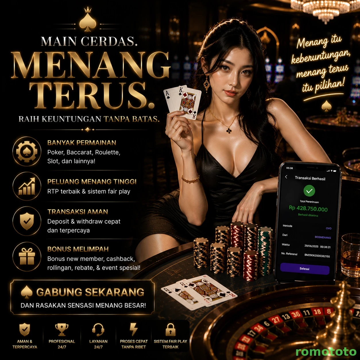 romototo Dukungan Pelanggan